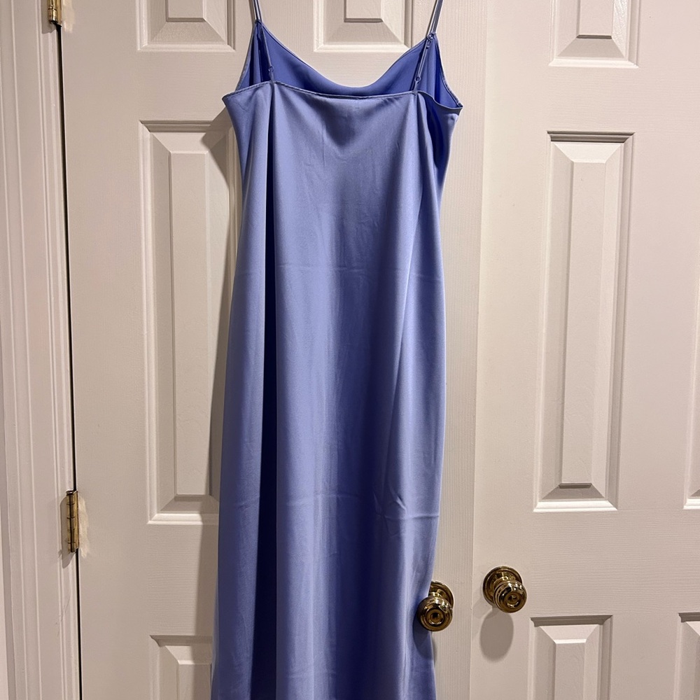 J. Crew Light Blue Maxi Dress with Spaghetti Straps